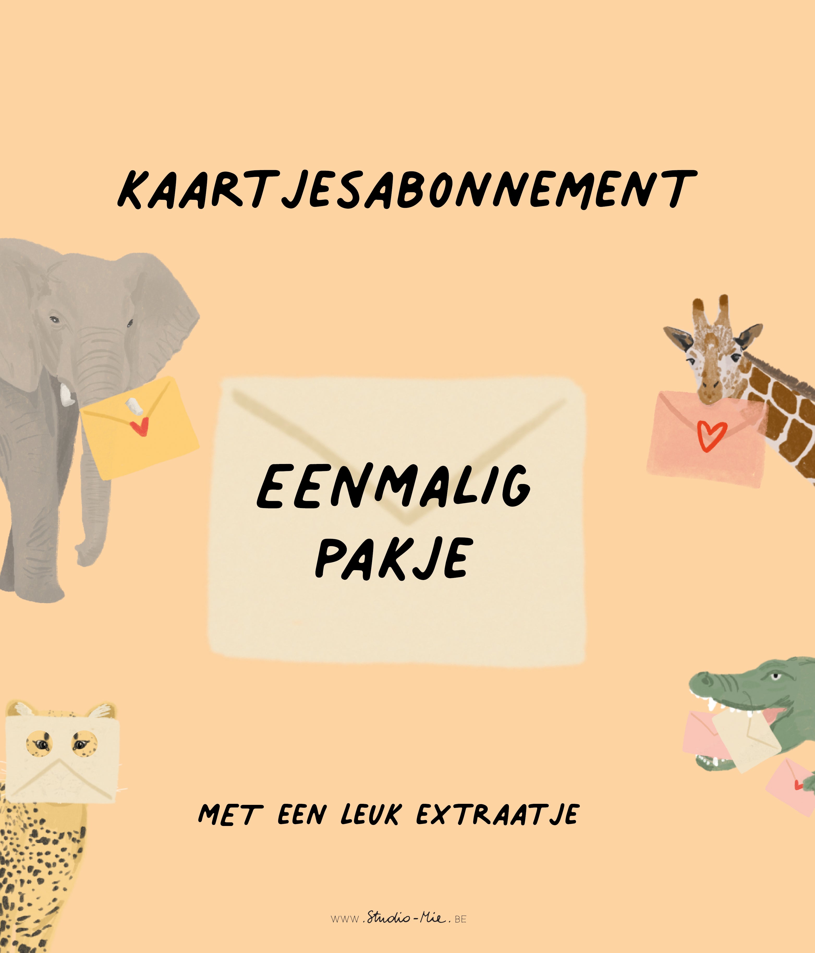 Kaartjesabonnement - Eenmalig pakje