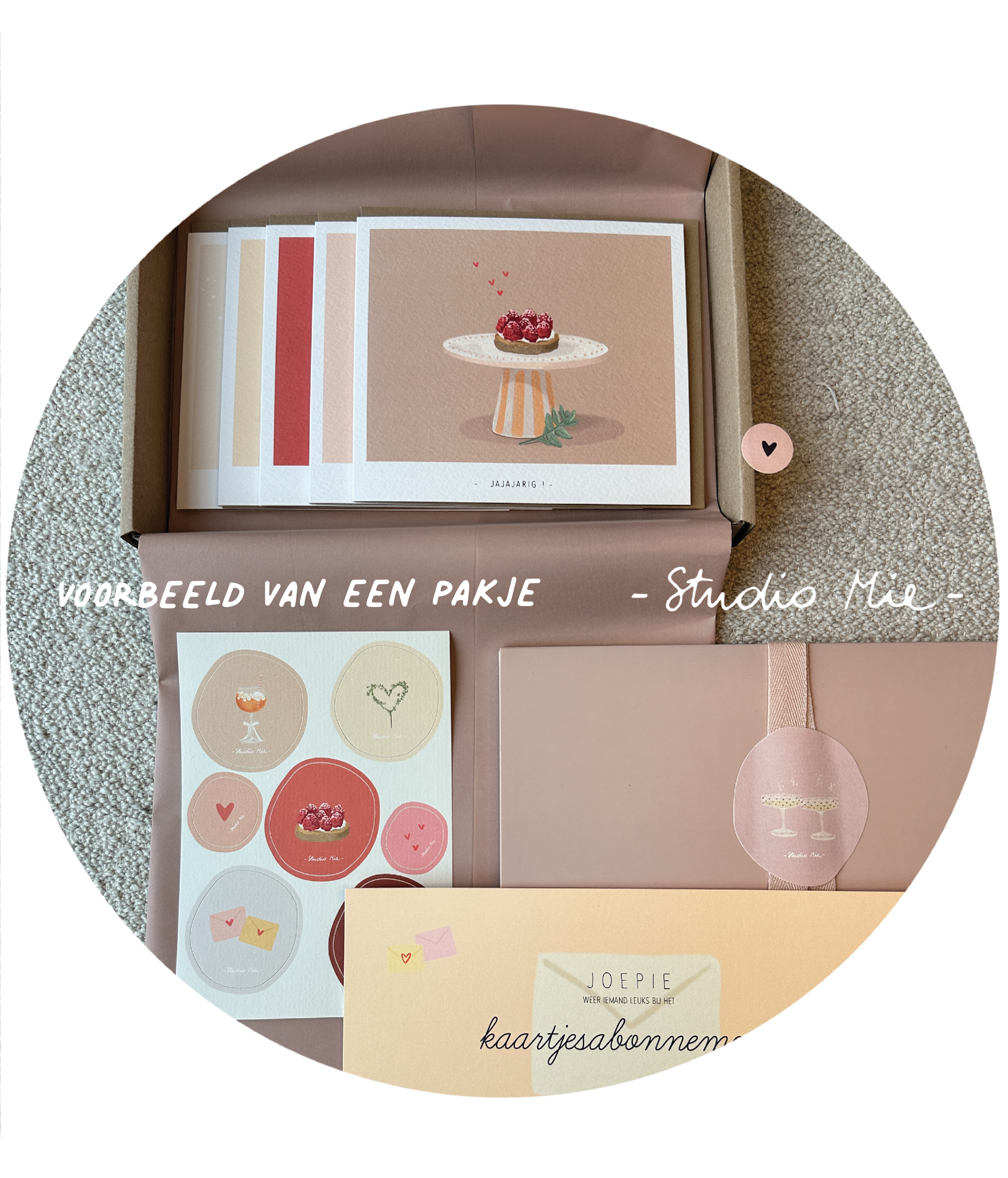 Kaartjesabonnement incl.verzending - Studio Mie