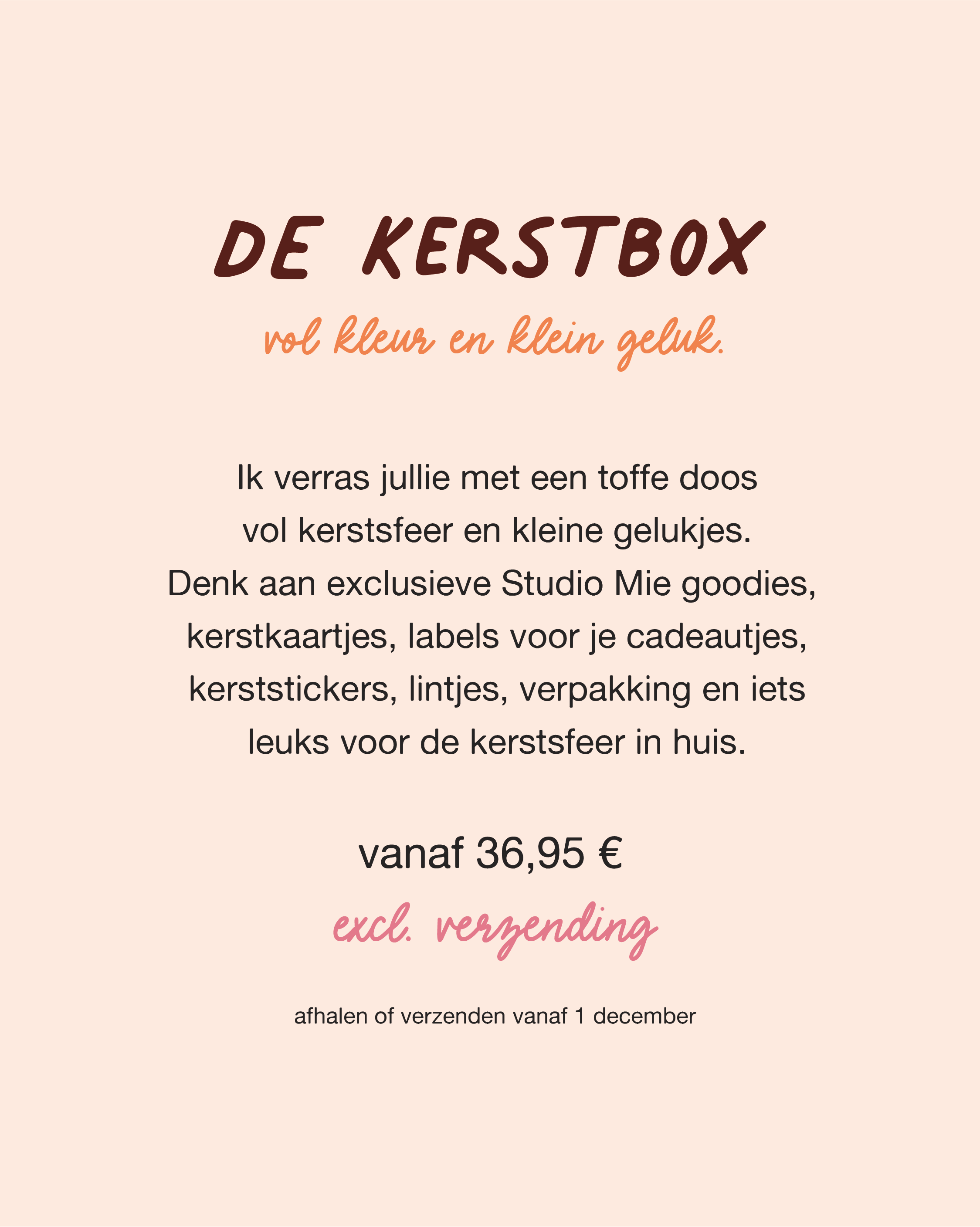 Kerstbox - Blind order - editie '25