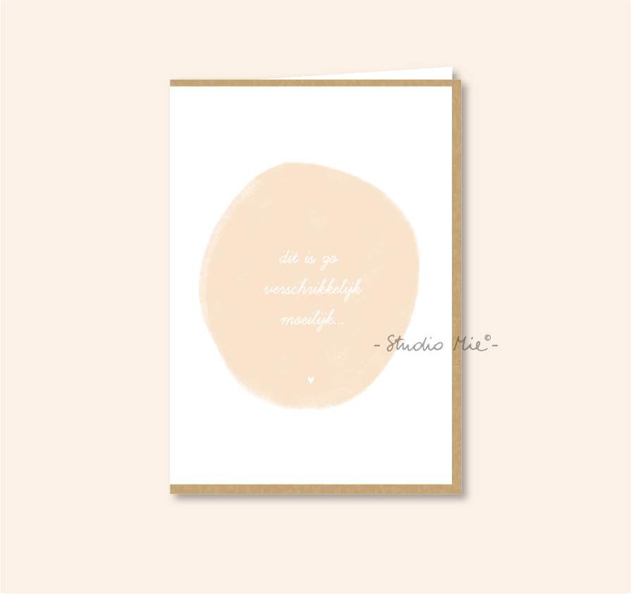 Set van 10 troostkaartjes met stickers