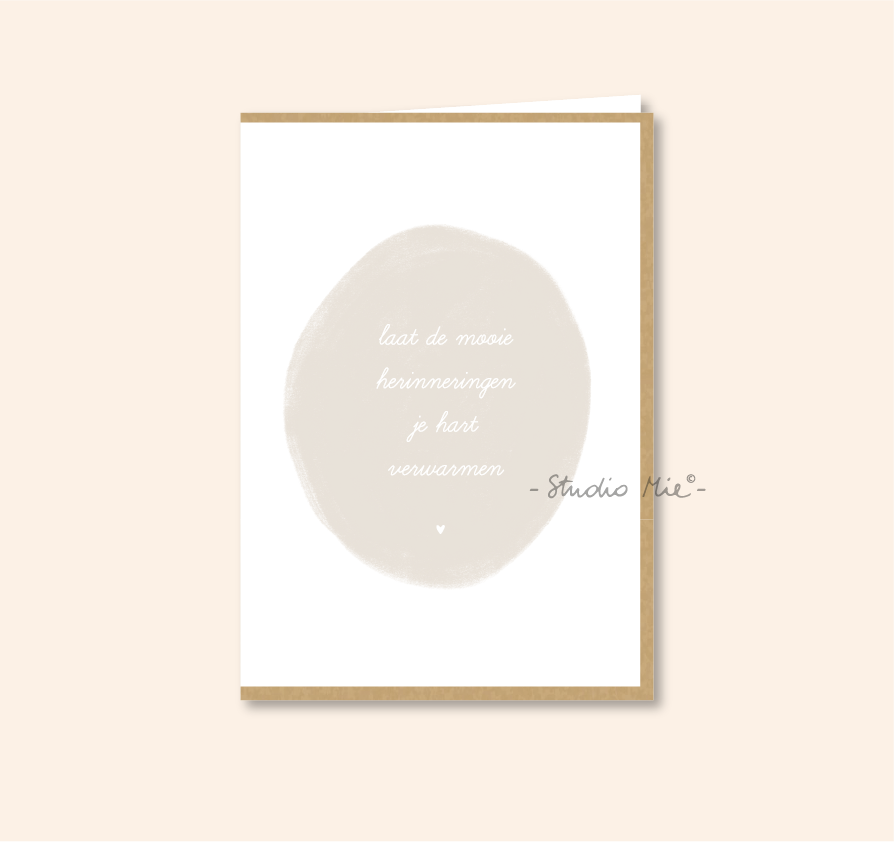 Set van 10 troostkaartjes met stickers