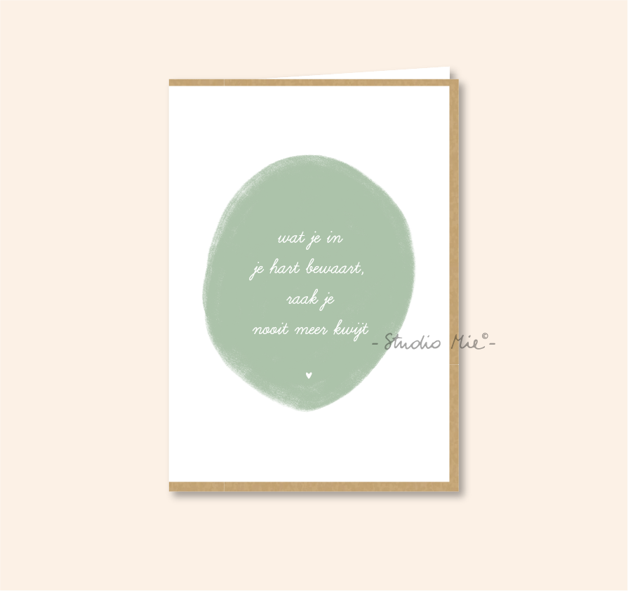 Set van 10 troostkaartjes met stickers