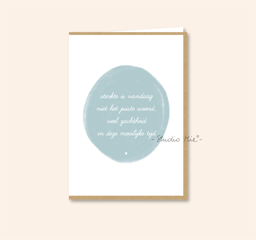 Set van 10 troostkaartjes met stickers