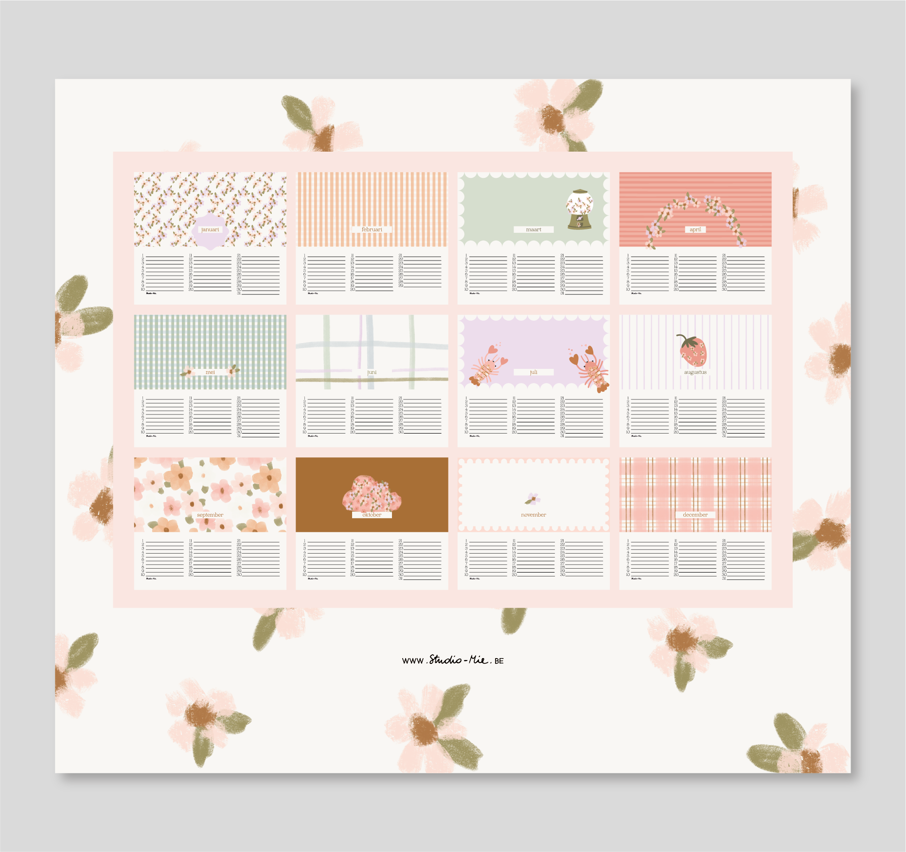 Verjaardagskalender - La Mie