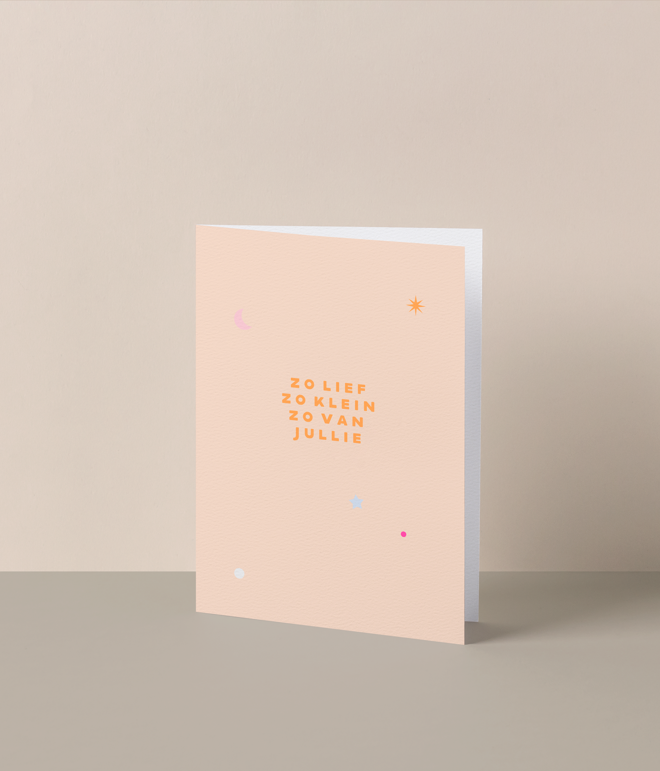 Zo lief, zo klein en zo van jullie