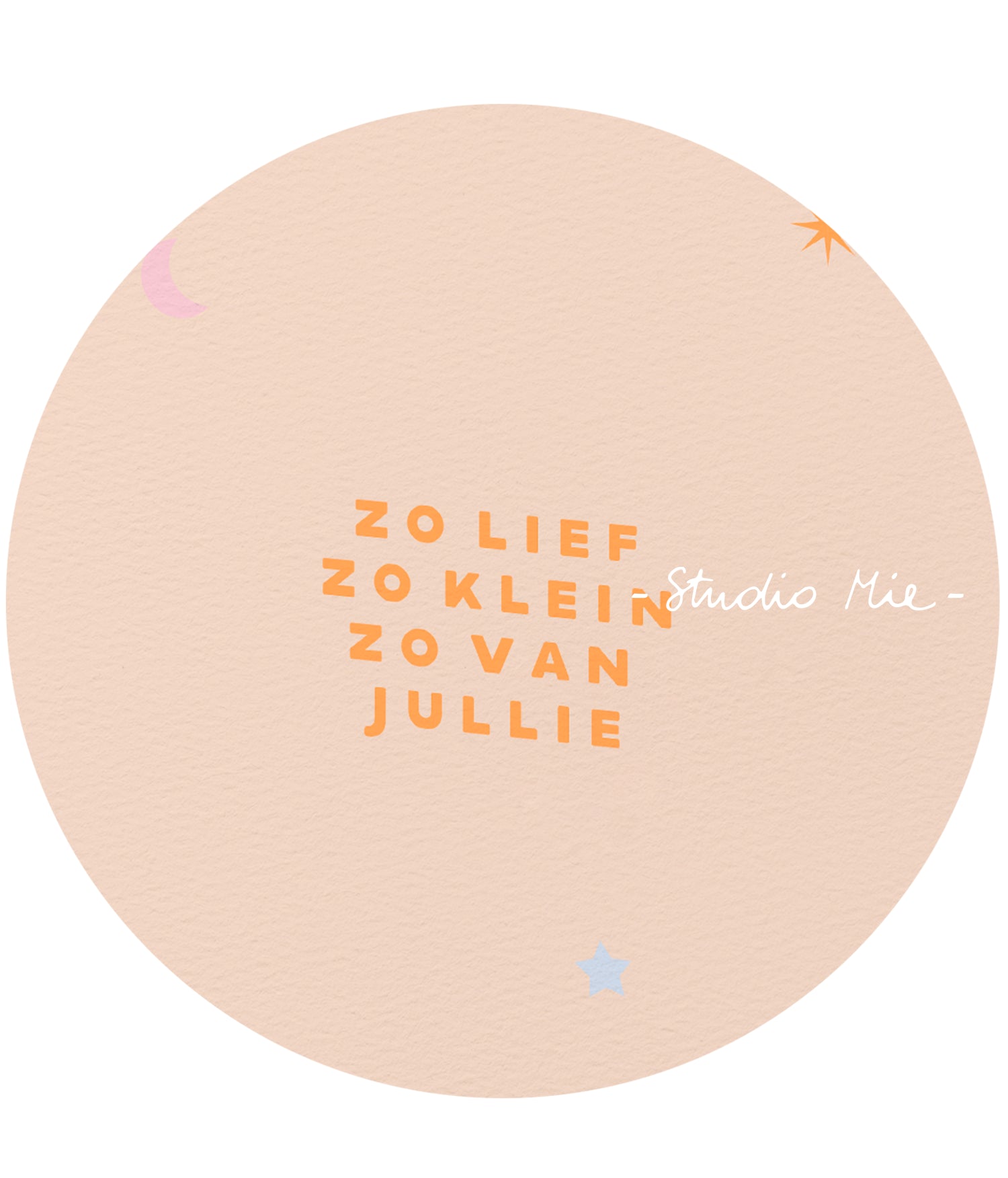 Zo lief, zo klein en zo van jullie