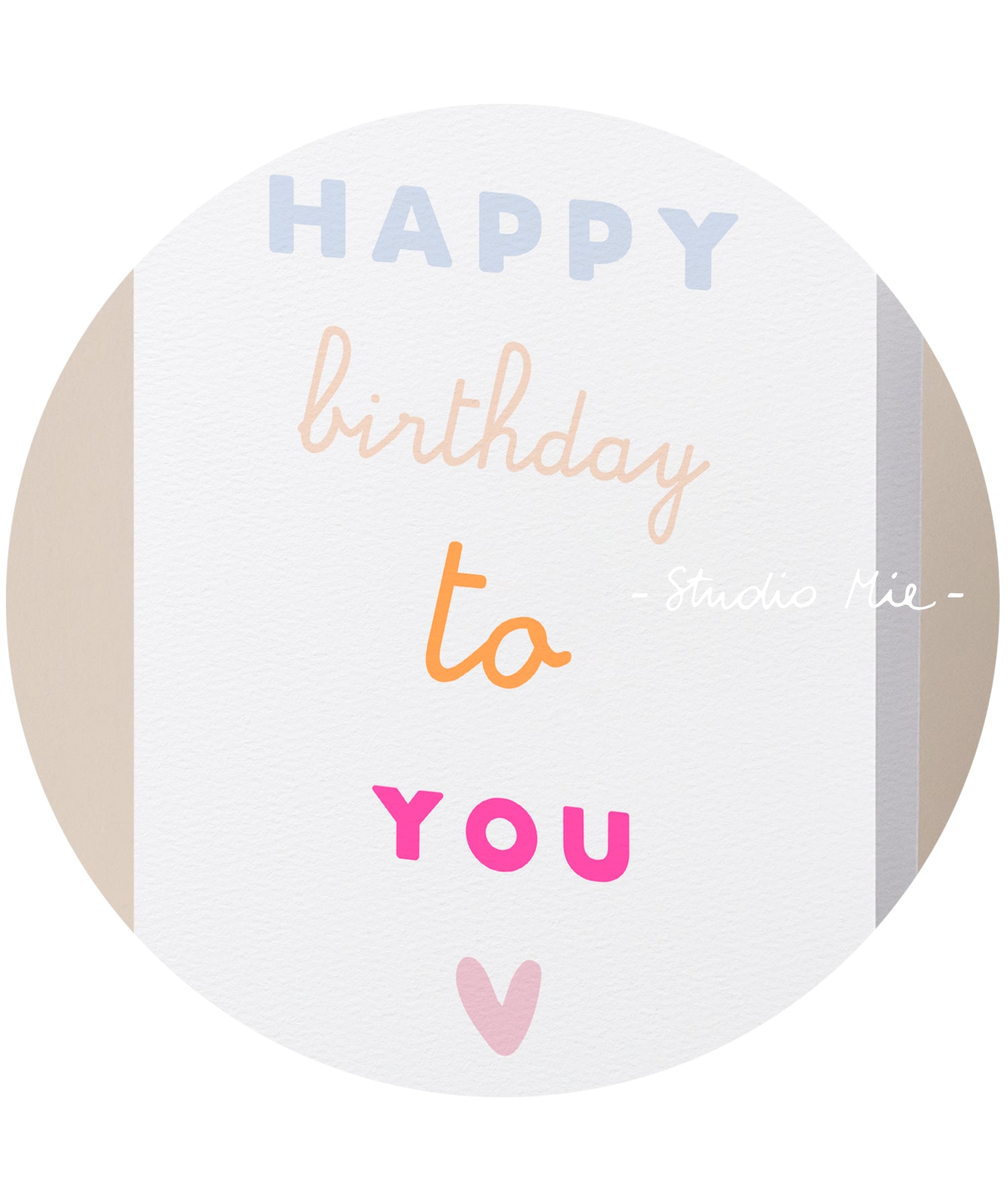 Happy birthday to you *nieuw