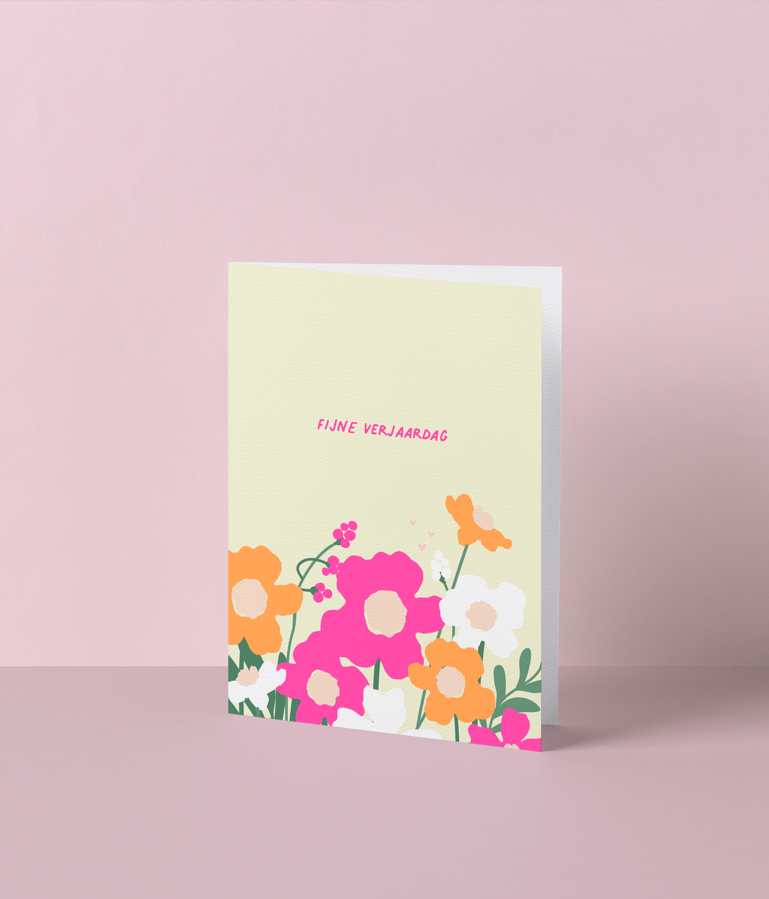 Fijne verjaardag bloemen