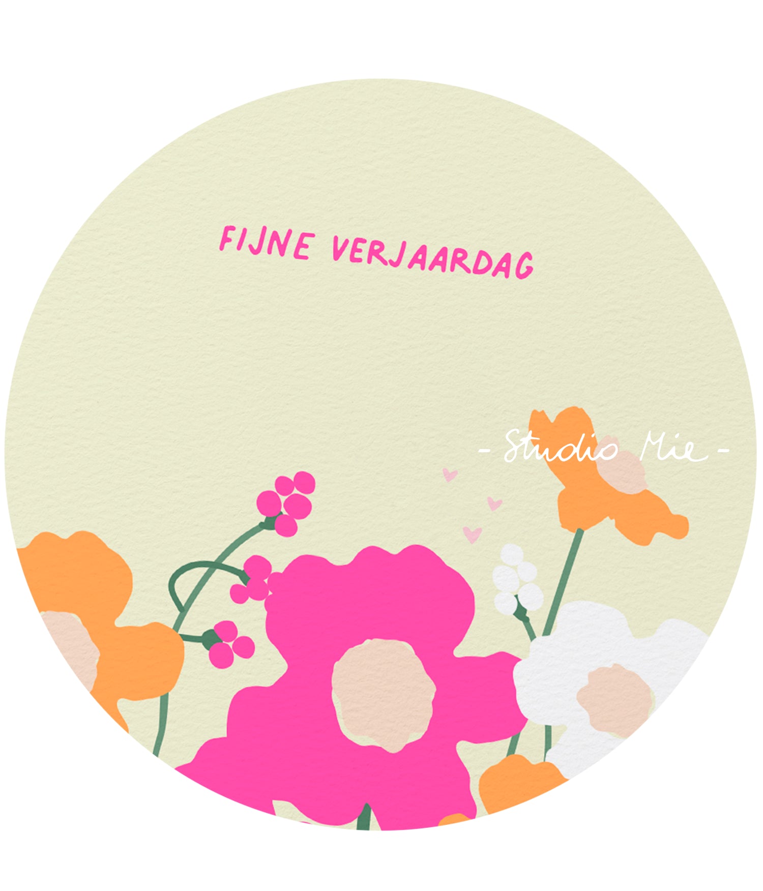 Fijne verjaardag bloemen