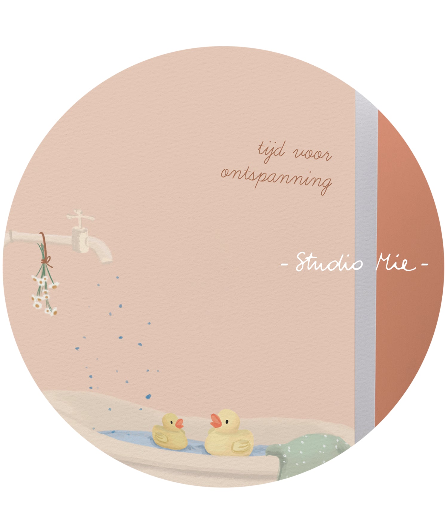 Wenskaart 'Tijd voor ontspanning'