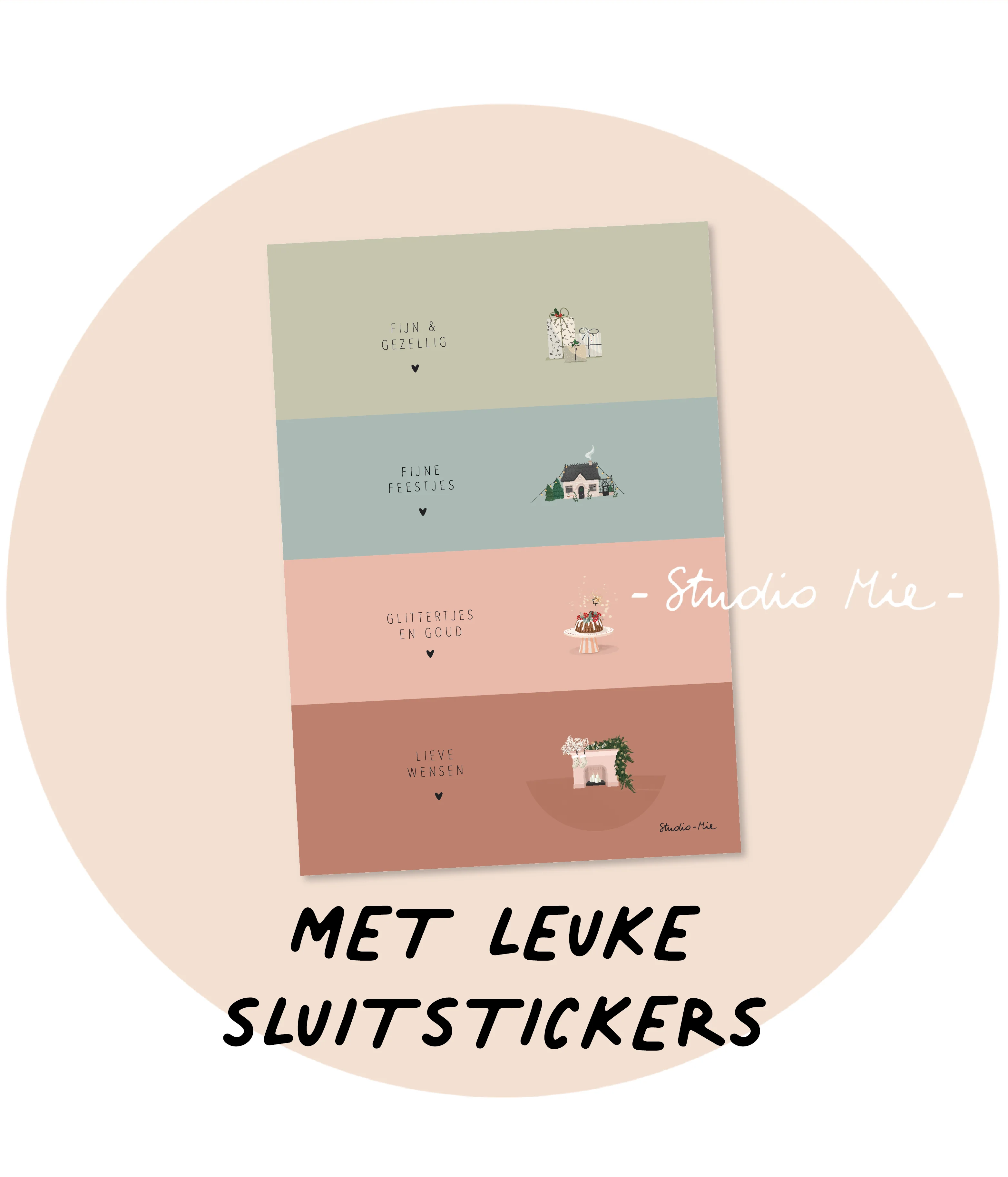 Kerstbox - Peach taart