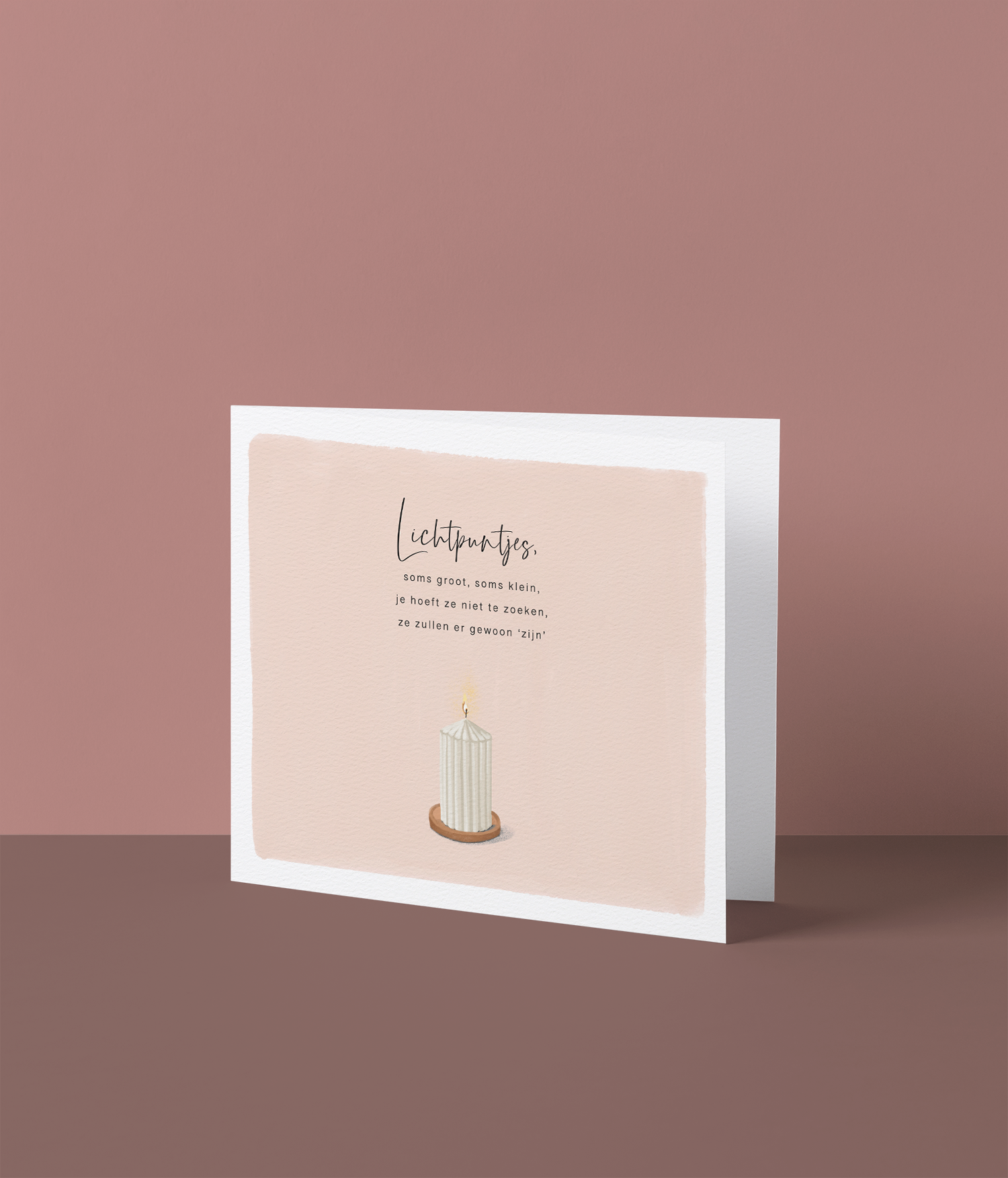 'Lichtpuntjes, soms groot, soms klein'