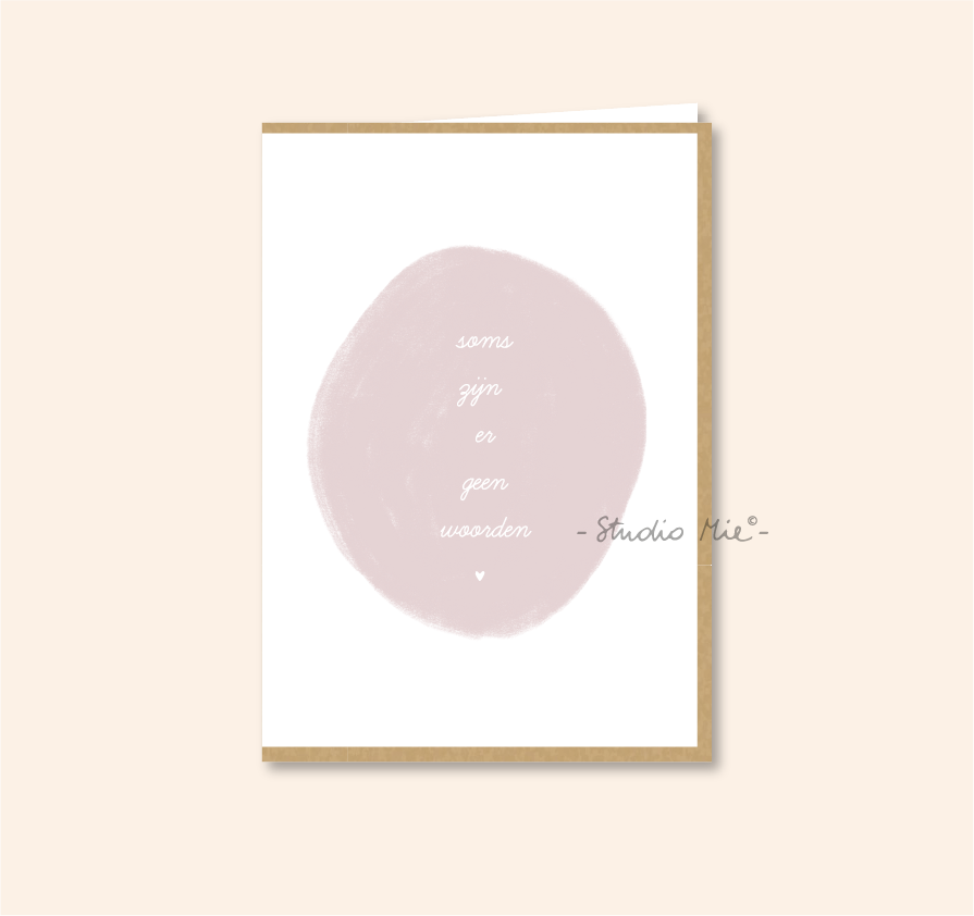 Set van 10 troostkaartjes met stickers