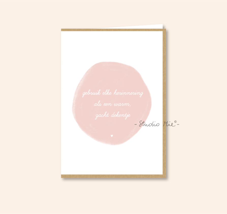 Set van 10 troostkaartjes met stickers