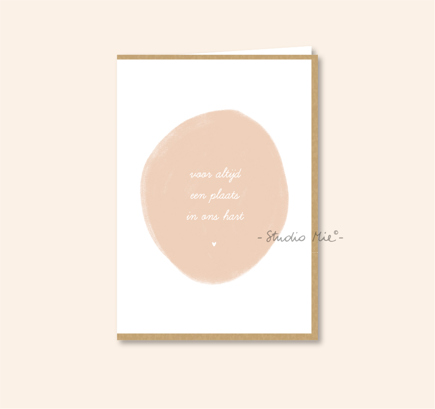 Set van 10 troostkaartjes met stickers