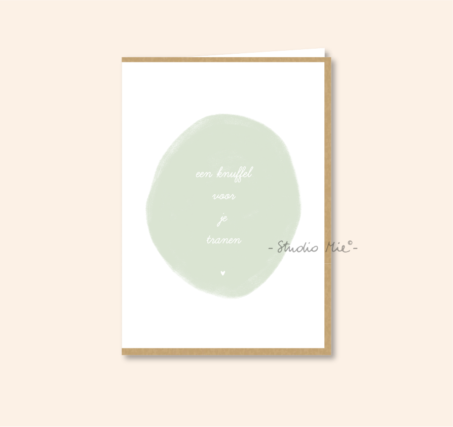 Set van 10 troostkaartjes met stickers