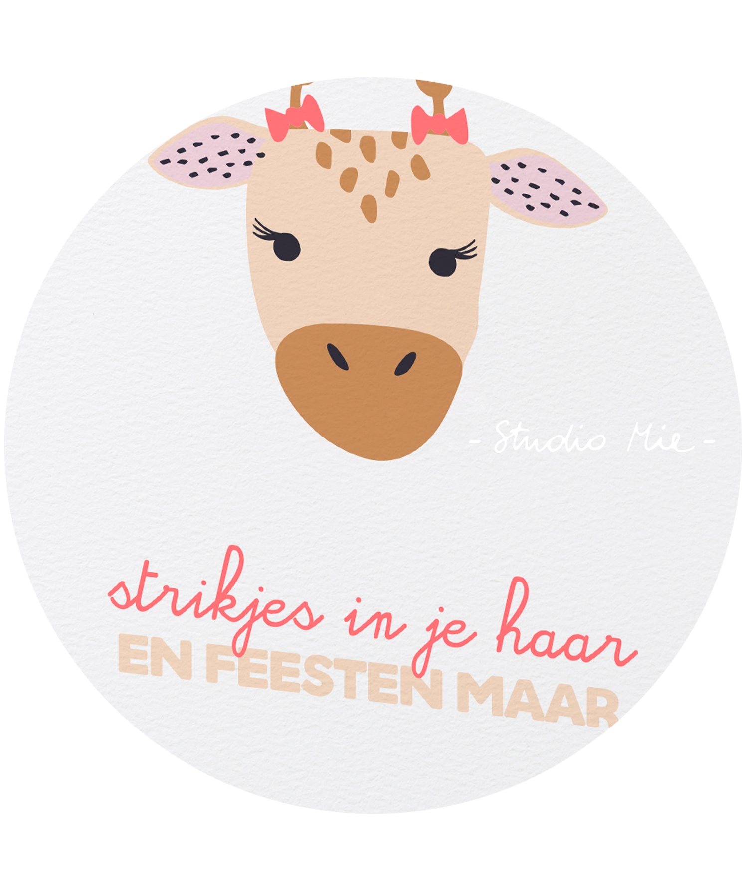 Strikjes in je haar en feesten maar !