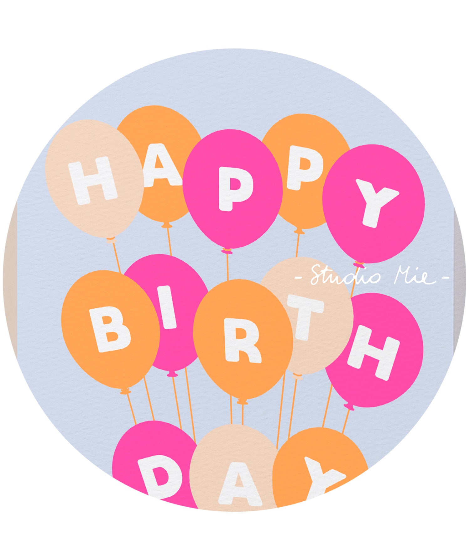 Happy birthday ballonnen