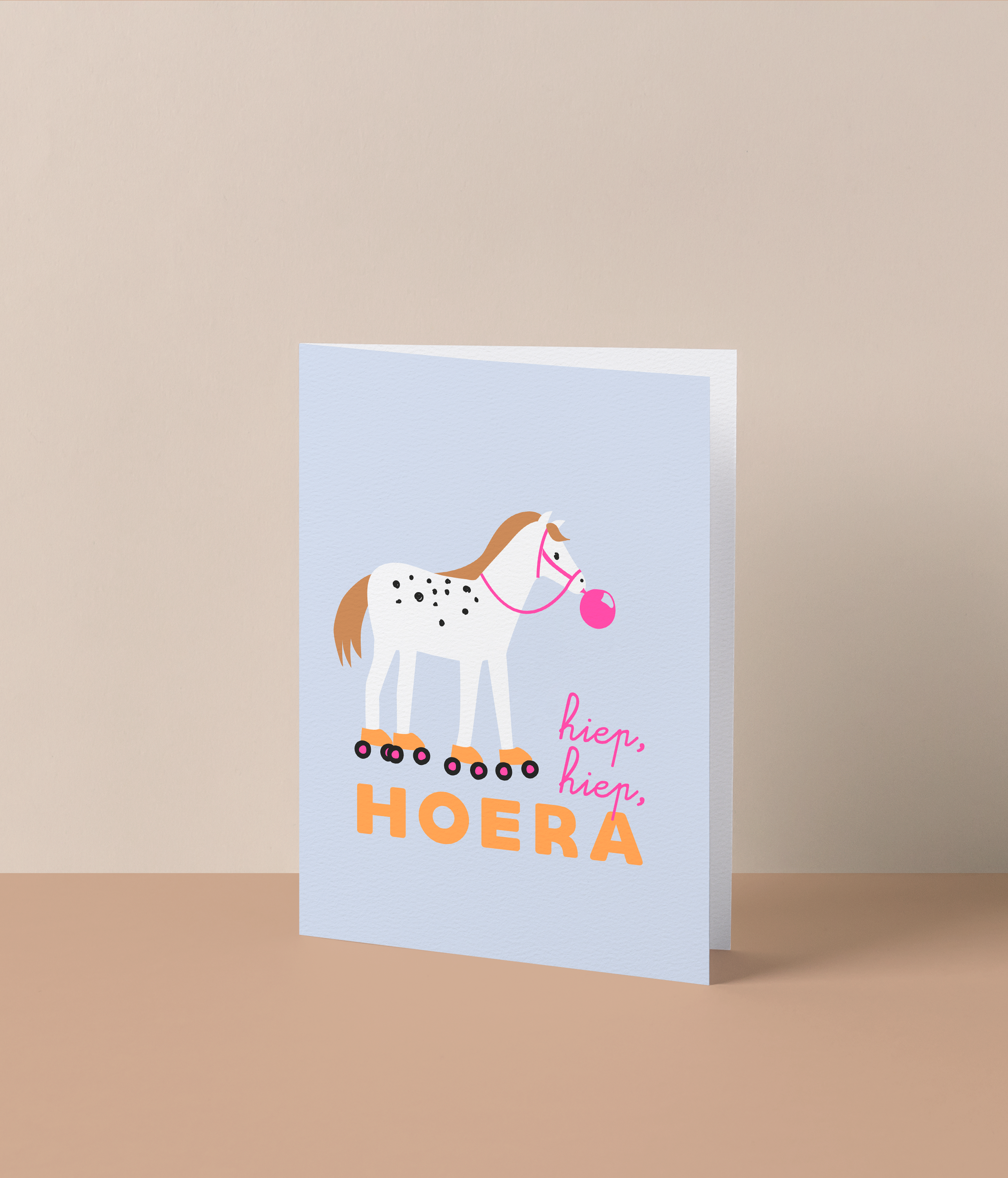 Hiep hiep hoera paard