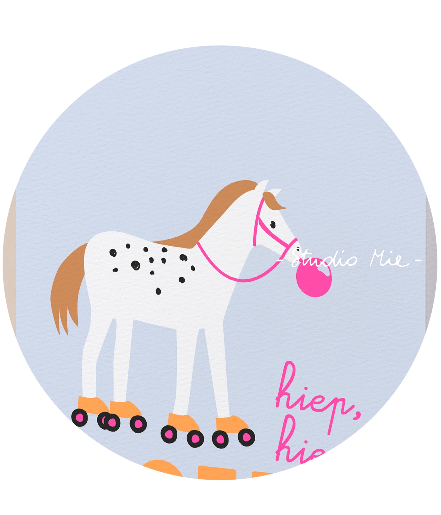 Hiep hiep hoera paard