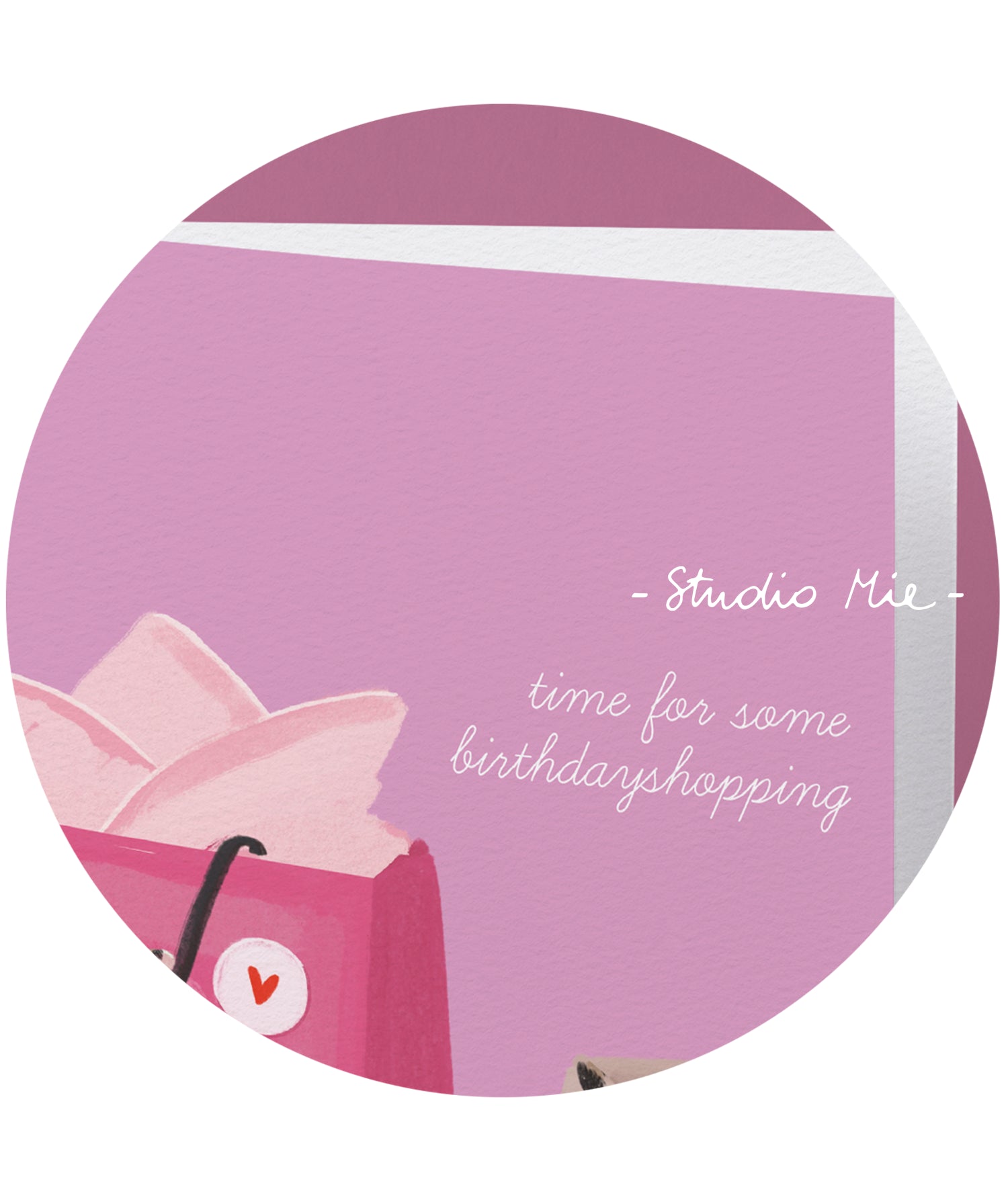Wenskaart 'Time for some birthday shopping'
