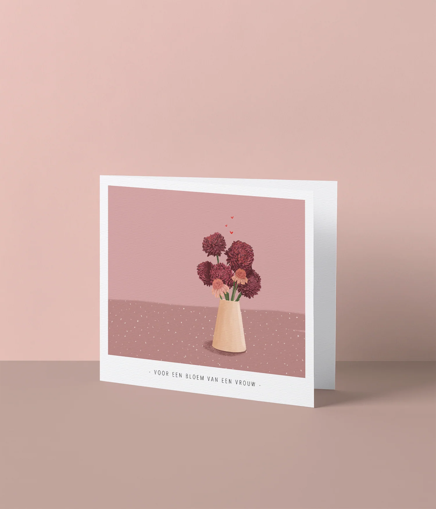 Voor een bloem van een vrouw