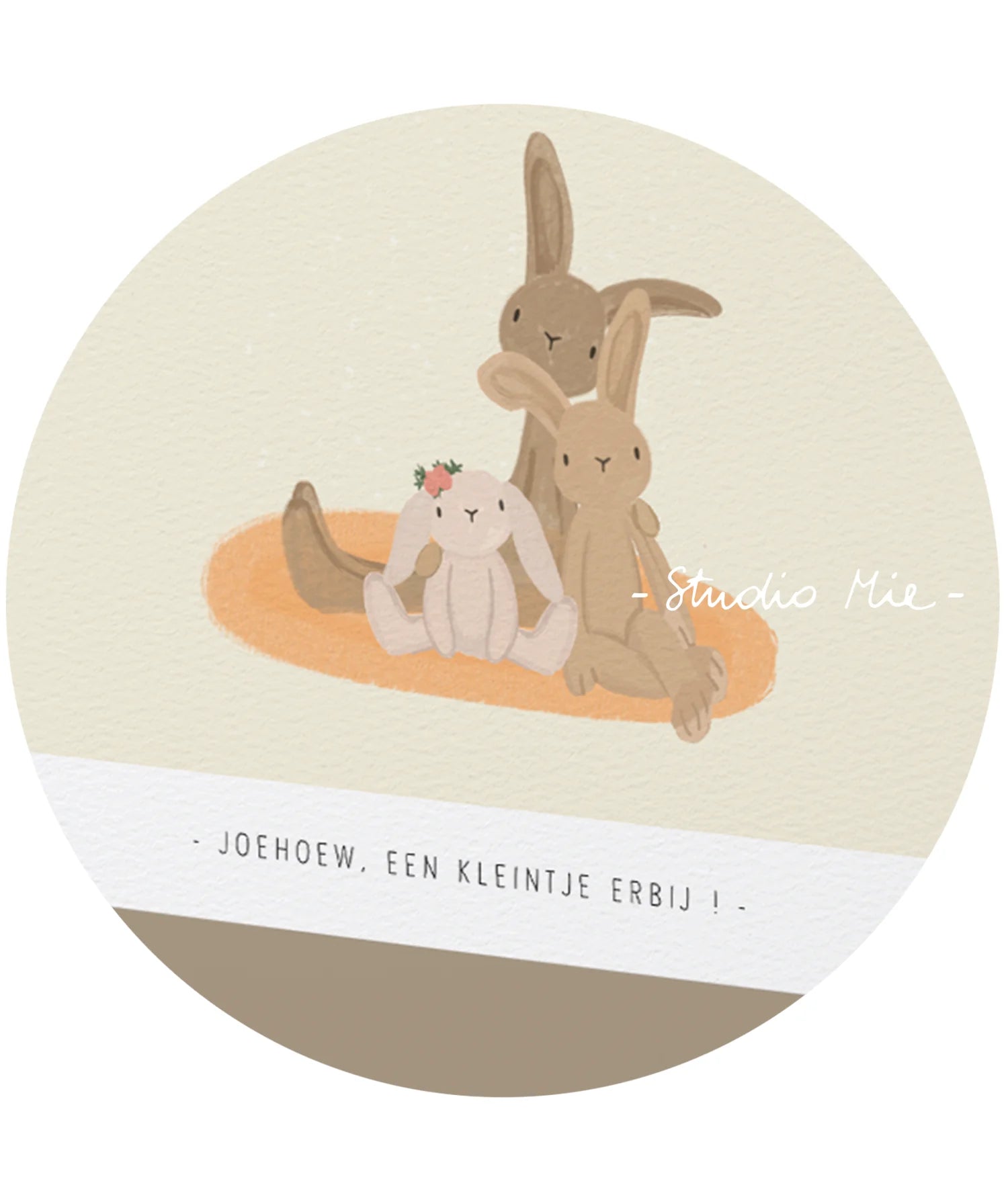 Joehoew, een kleintje erbij