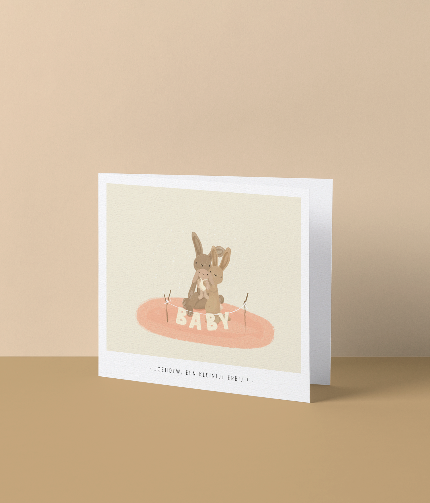 Joehoew, een kleintje erbij