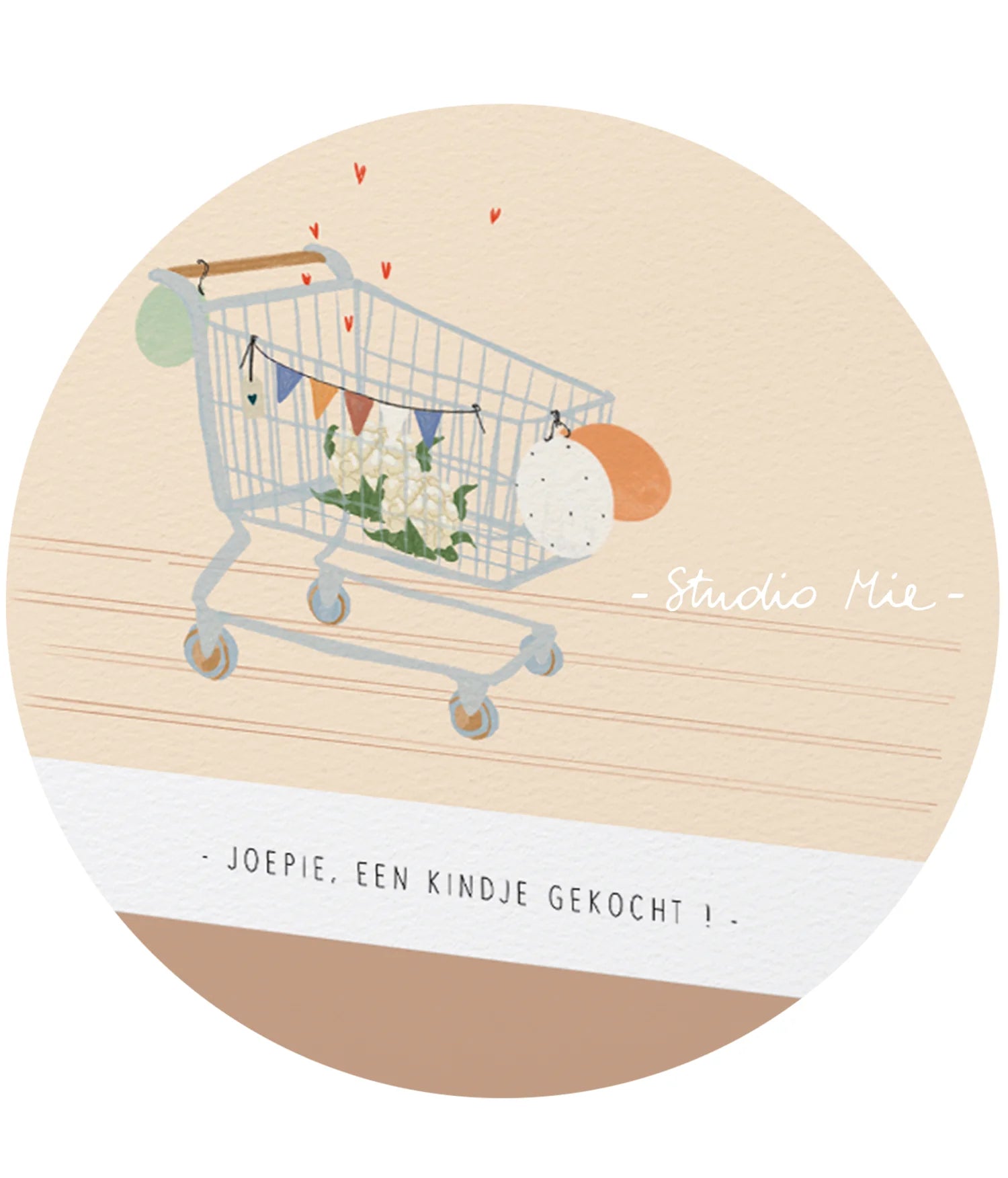 Joepie, een kindje gekocht