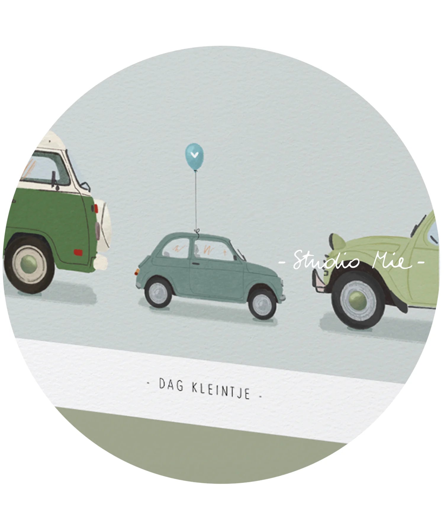 Dag kleintje - Auto’s - groen