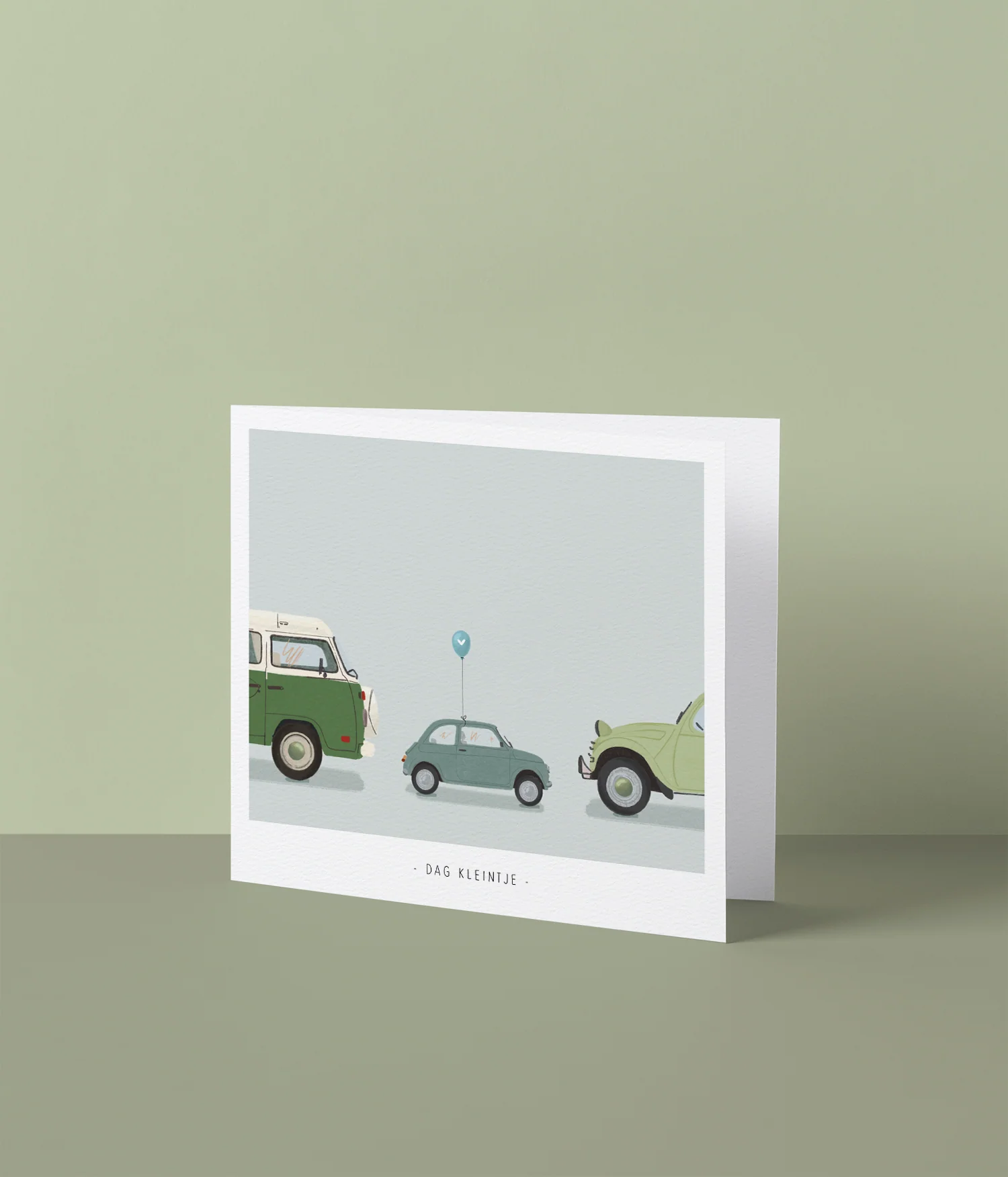 Dag kleintje - Auto’s - groen