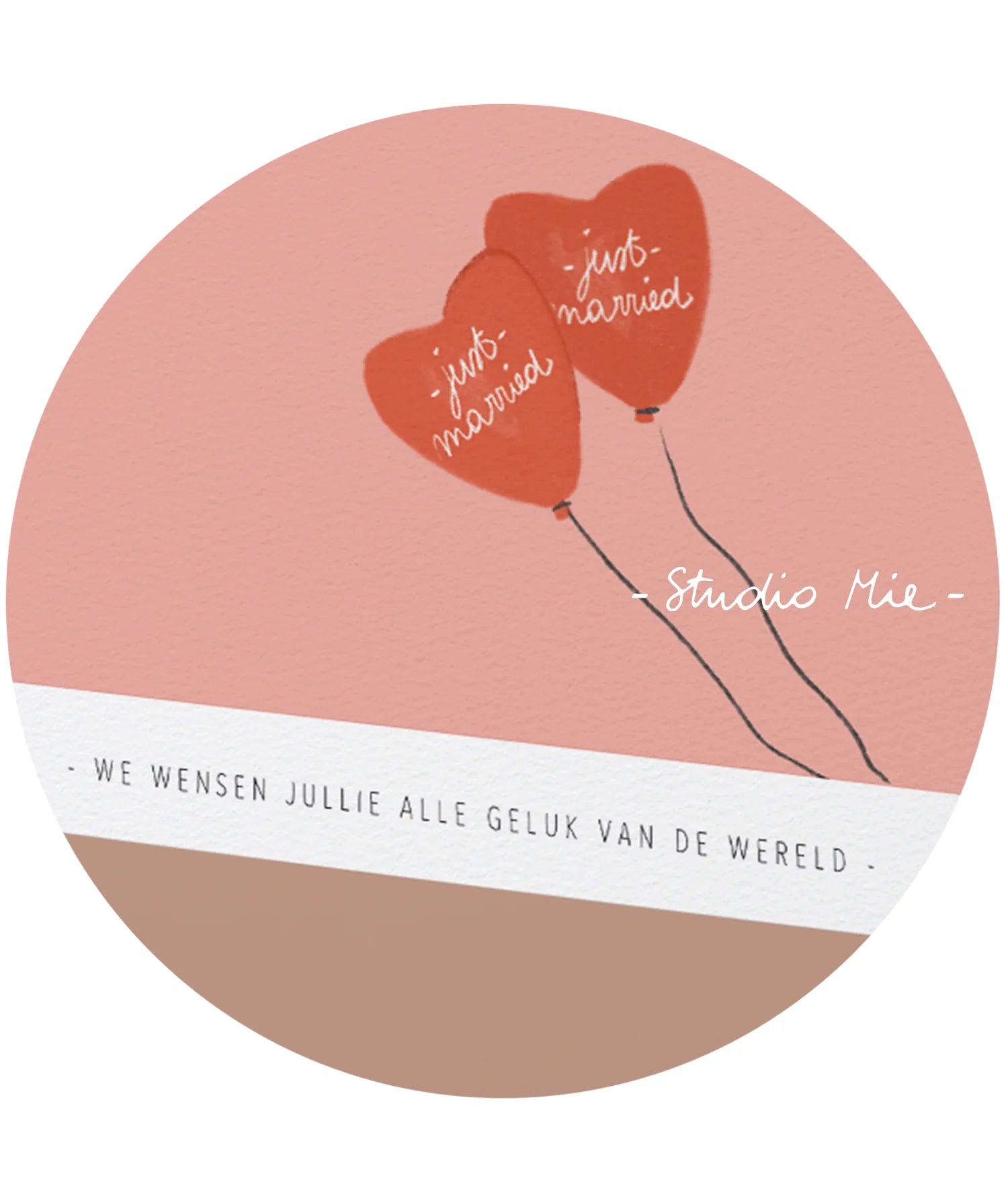 We wensen jullie alle geluk van de wereld