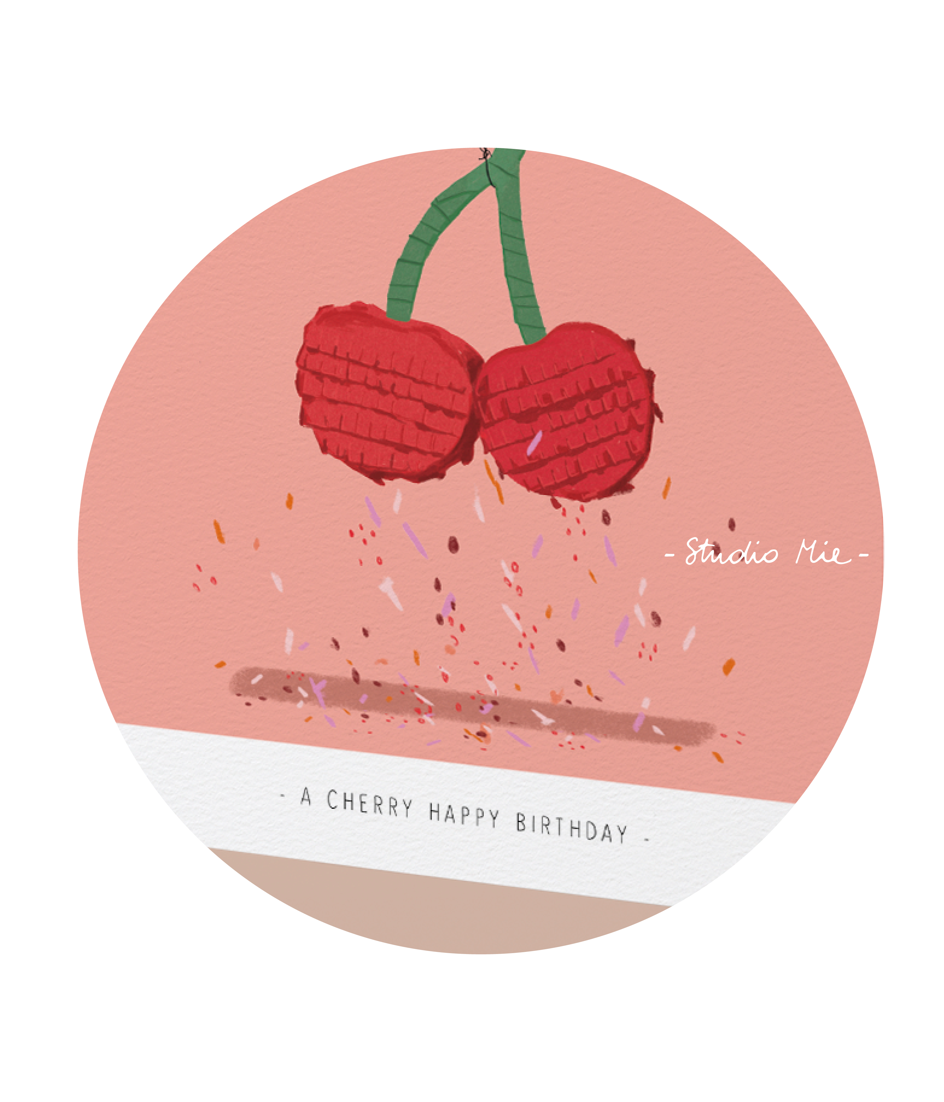 A cherry happy birthday