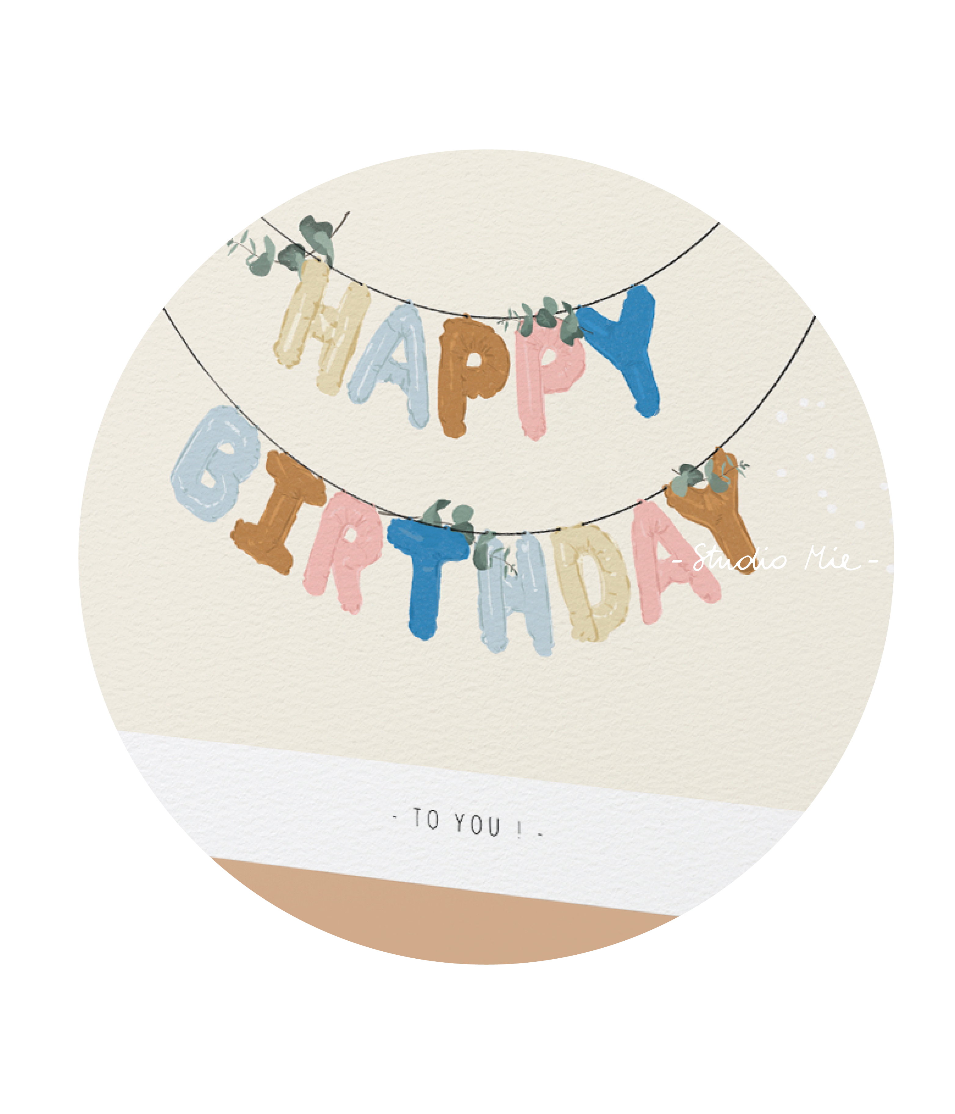 Happy birthday to you, ballonnen