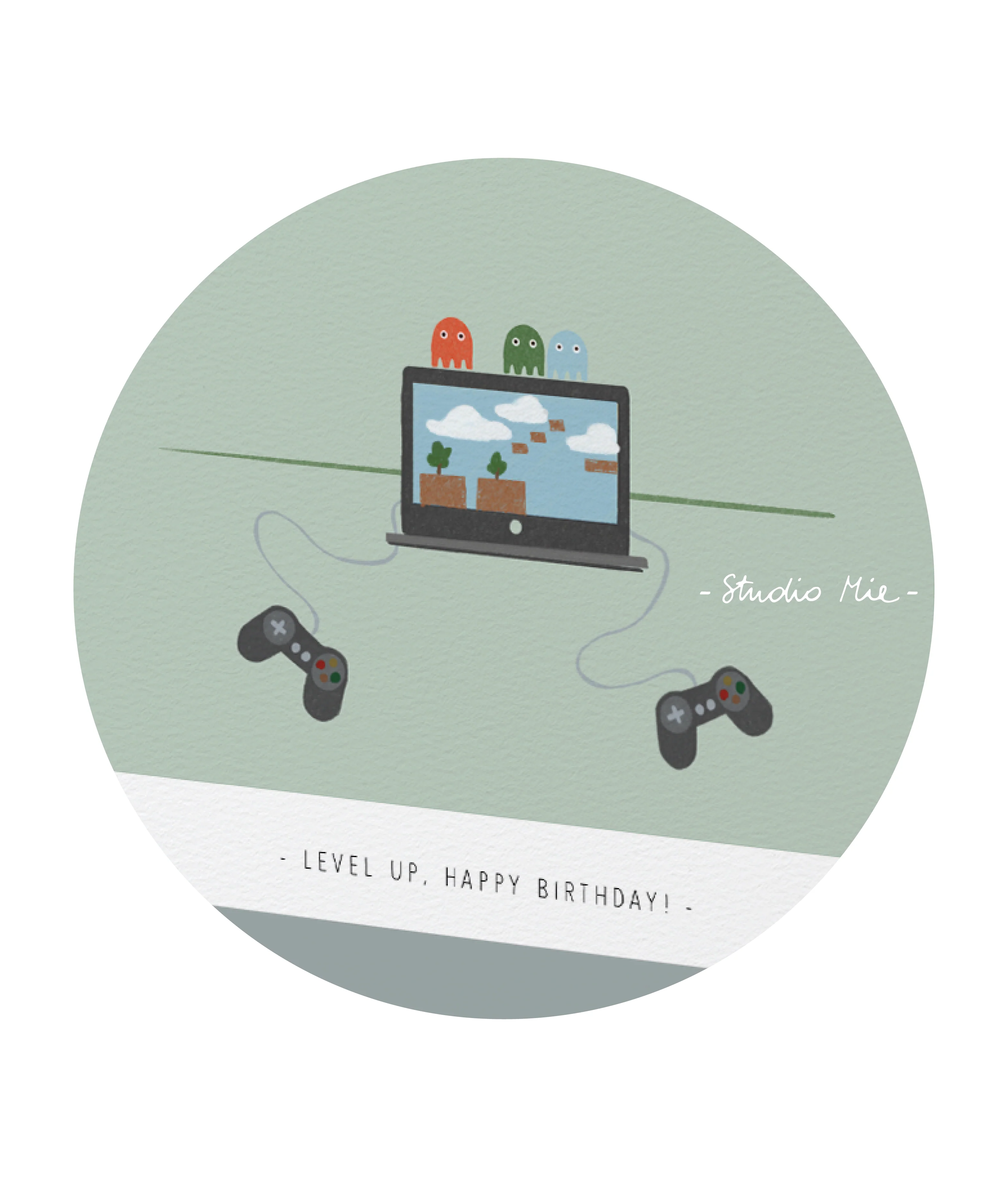 Level up, happy birthday