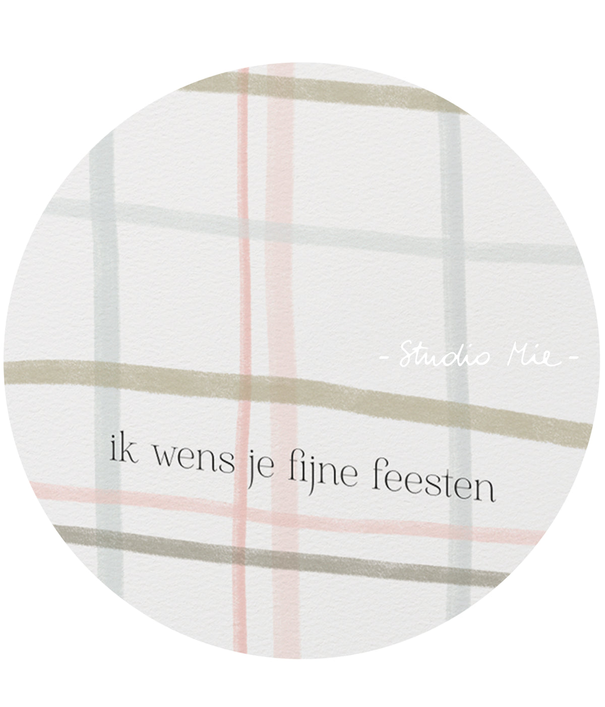 'Ik wens je fijne feesten'