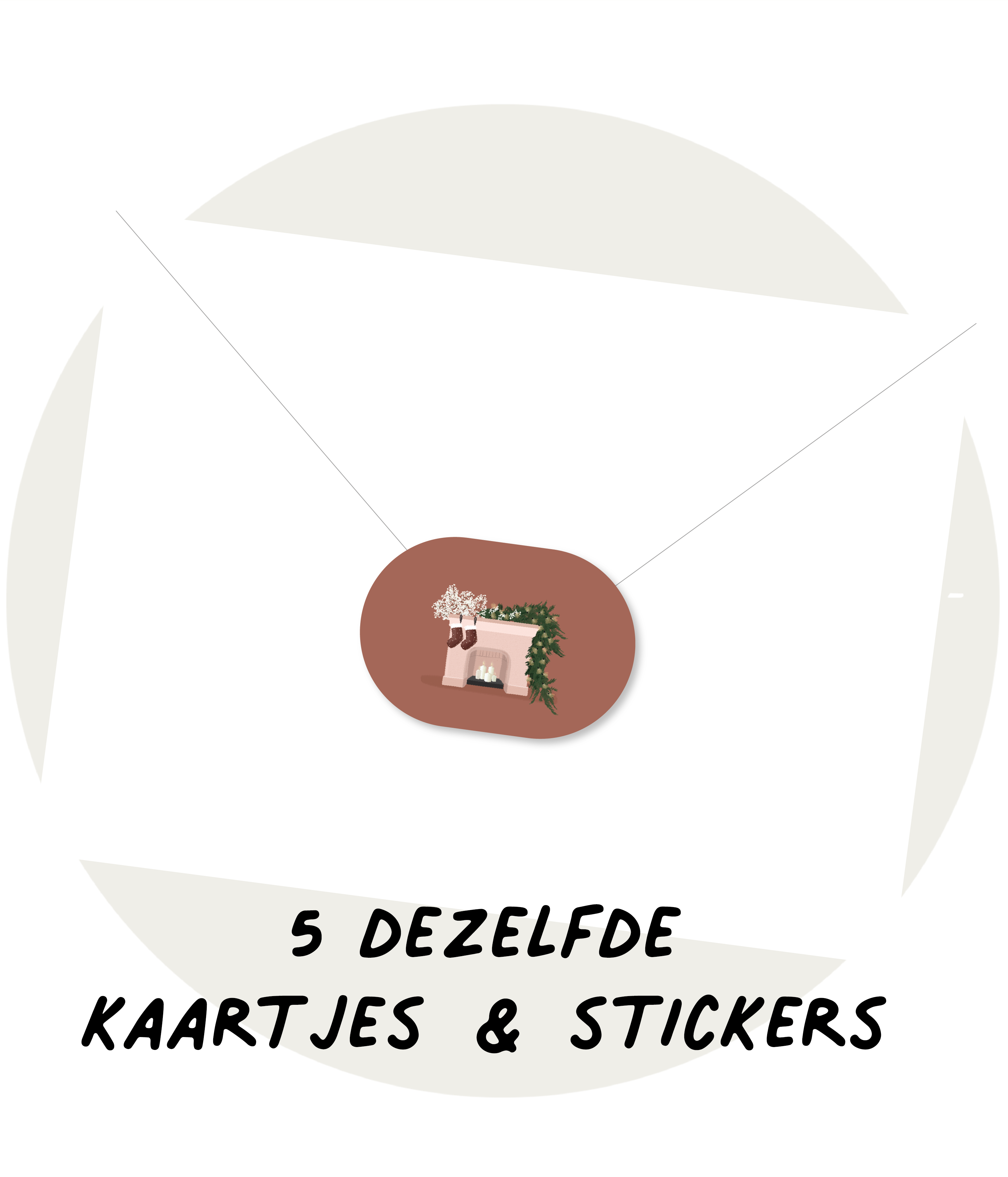 5 wensenkaartjes - Zullen we dromen dat al onze wensen uitkomen?
