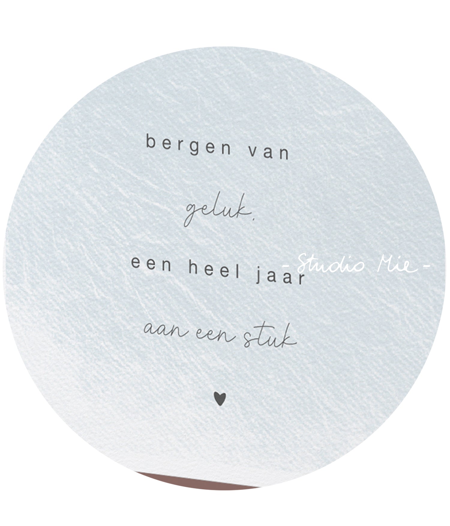 'Bergen van geluk, een heel jaar aan een stuk'