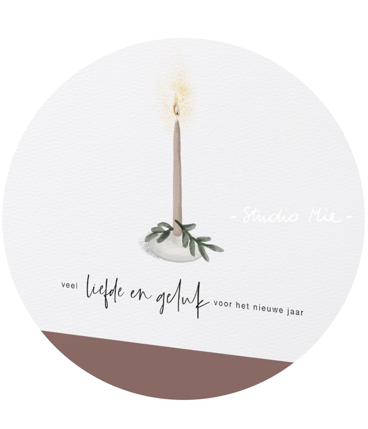 'Veel liefde en geluk voor het nieuwe jaar'